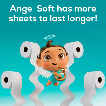 Lavender Scented 2-Ply Toilet Tissue – 12 Mega Rolls (Fresh & Soft)