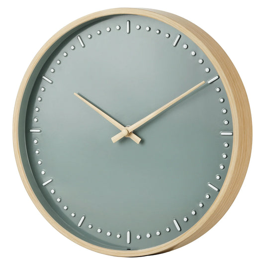 11.5'' Quartz Indoor Decorative Wall Clock – Modern Raised Marker Design